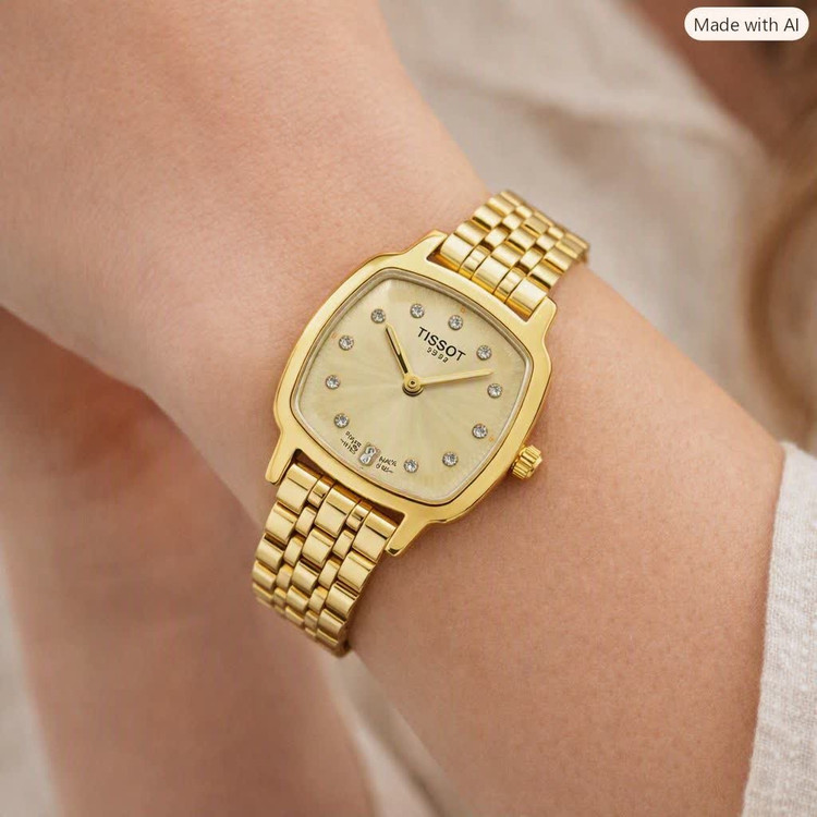 ساعت مچی زنانه تیسوت TISSOT ارجینال بالاترین کیفیت - قفل مخفی مدل3