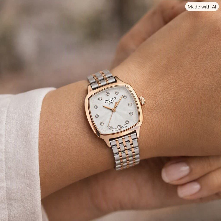 ساعت مچی زنانه تیسوت TISSOT ارجینال بالاترین کیفیت - قفل مخفی مدل6