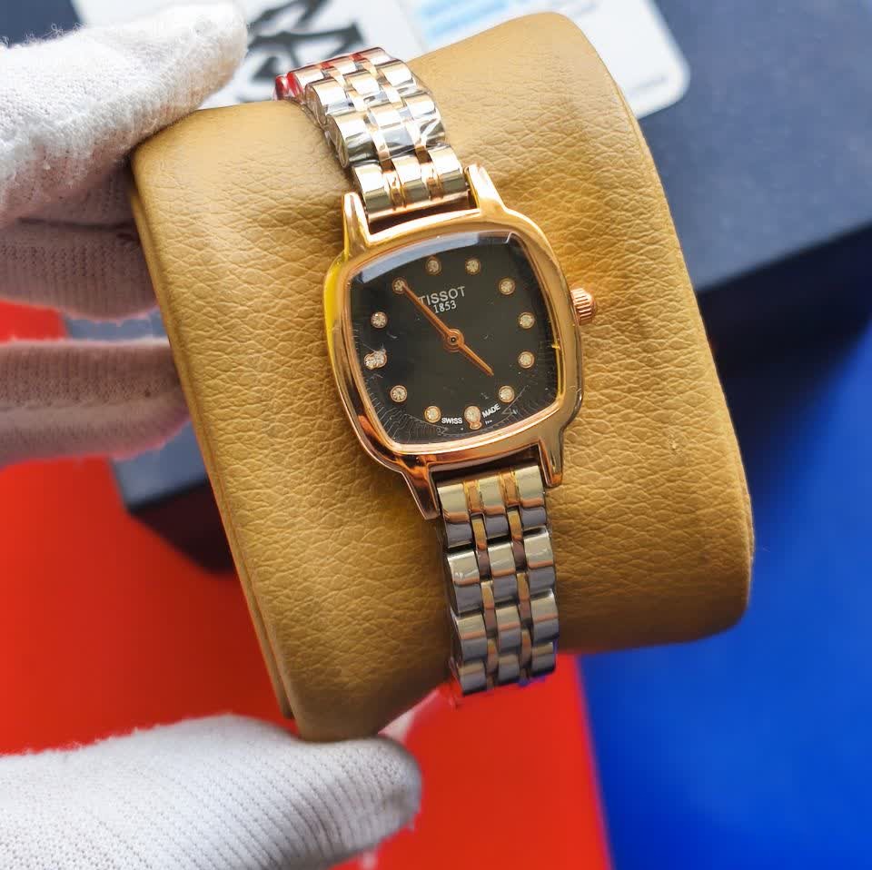 ساعت مچی زنانه تیسوت TISSOT ارجینال بالاترین کیفیت - قفل مخفی مدل7
