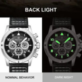 ساعت مچی نیوی فورس مردانه کرنوگراف NAVIFORCE مدل NF8077 بند مشکی