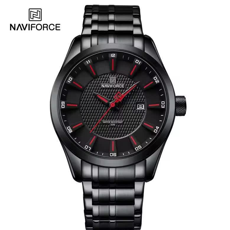 ساعت مچی نیوی فورس مردانه NAVIFORCE مدل NF8032 فول بلک