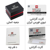 ساعت مچی نیوی فورس عقربه ای و دیجیتال مردانه NAVIFORCE مدل NF9263 بند قهوه ای