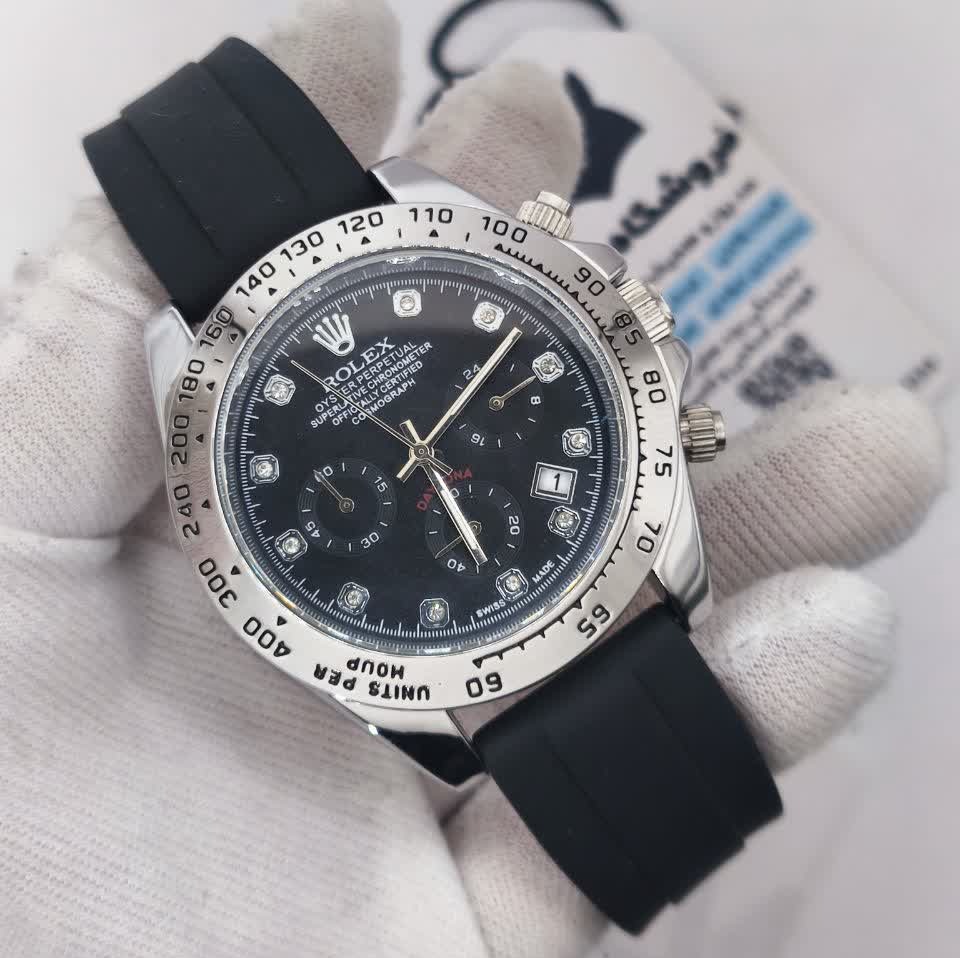 ساعت مچی مردانه کرنوگراف رولکس اویستر ROLEX سه موتوره تاچیمتر دار کد1