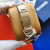 ساعت مچی زنانه کاسیو CASIO موتور ژاپن نقره ای جگری کد467 + جعبه
