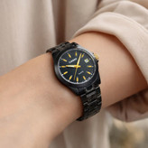 ساعت مچی زنانه کاسیو CASIO موتور ژاپن فول مشکی کد466 + جعبه