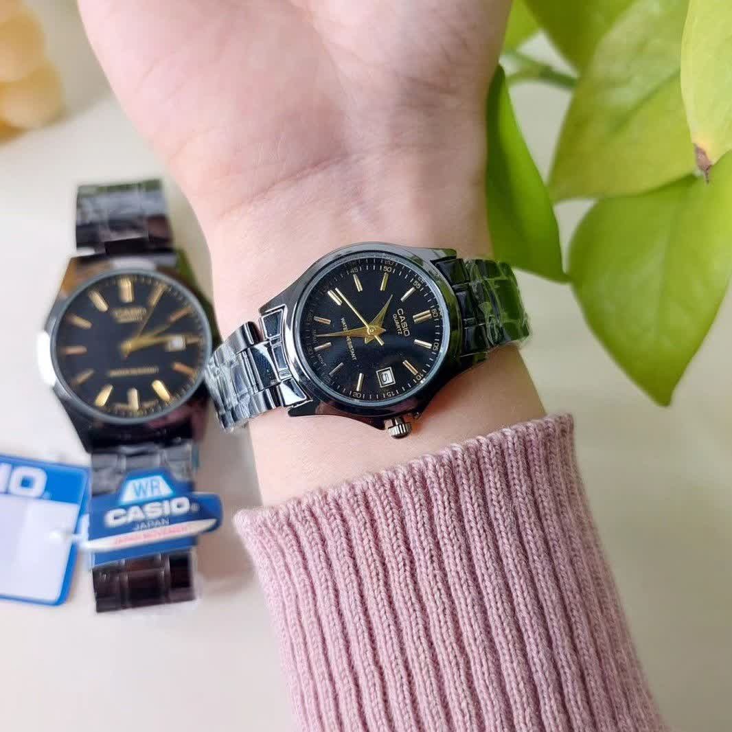 ساعت مچی مردانه کاسیو CASIO موتور ژاپن فول مشکی کد466 + جعبه