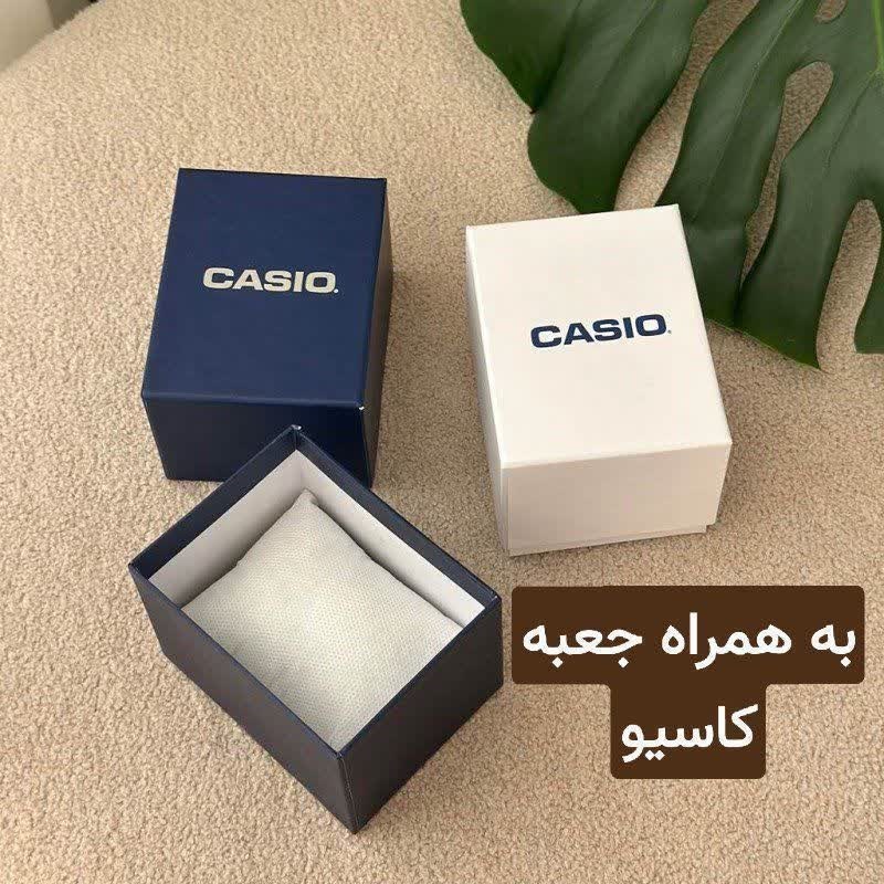 ساعت مچی زنانه کاسیو CASIO نقره ای سرمه ای کد460 + جعبه