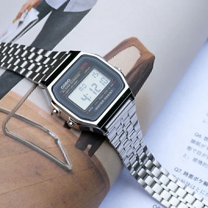 ساعت مچی دیجیتال مردانه کاسیو CASIO ژاپنی مدل WR + جعبه اصلی