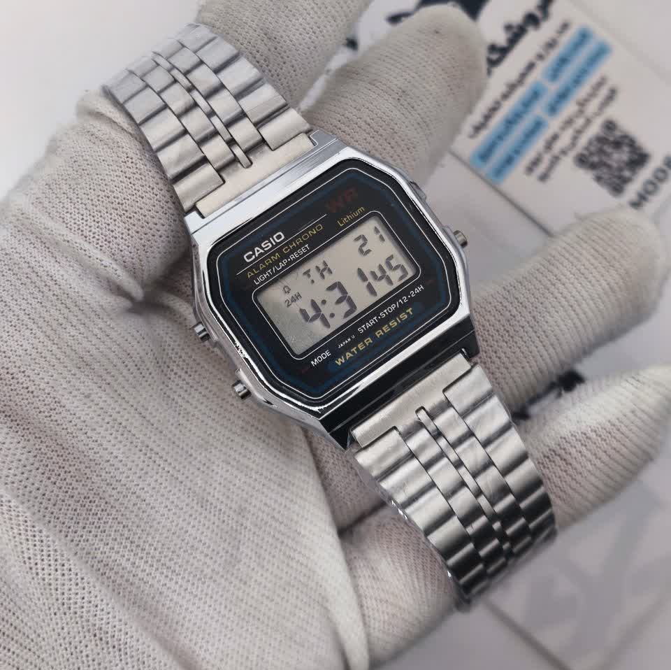 ساعت مچی دیجیتال مردانه کاسیو CASIO ژاپنی مدل WR + جعبه اصلی