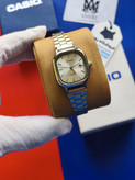 ساعت مچی زنانه کاسیو اولدمانی CASIO موتور ژاپن تمام نقره ای