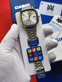 ساعت مچی مردانه کاسیو اولدمانی CASIO موتور ژاپن تمام نقره ای