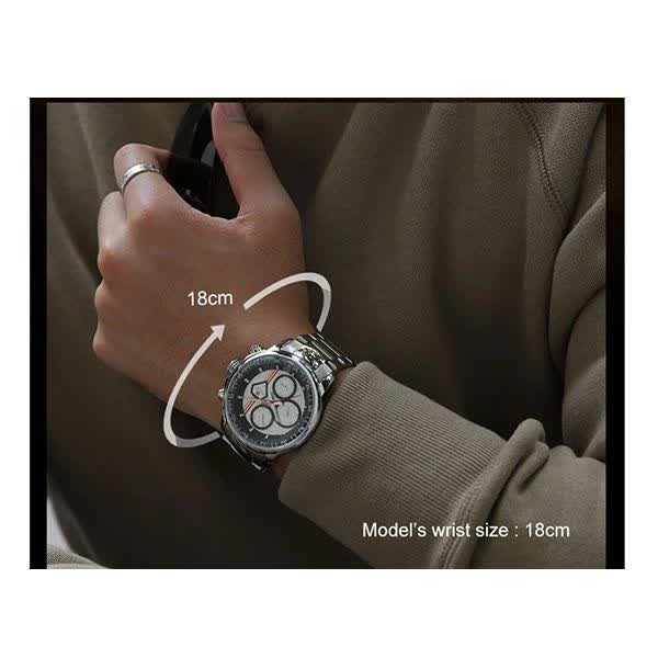 ساعت مچی نیوی فورس مردانه کرنوگراف NAVIFORCE مدل NF9184 موتور ژاپن