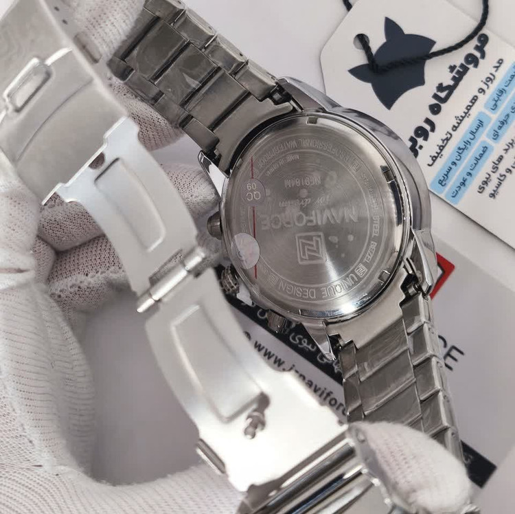 ساعت مچی نیوی فورس مردانه کرنوگراف NAVIFORCE مدل NF9184 موتور ژاپن