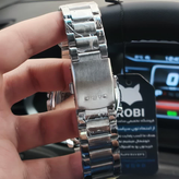 ساعت مچی عقربه ای و دیجیتال کاسیو CASIO صفحه سفید
