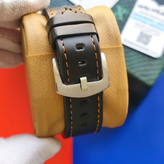 ساعت مچی مردانه کوبیک مربعی FASHION طرح سه موتور تقویم دار مدل3