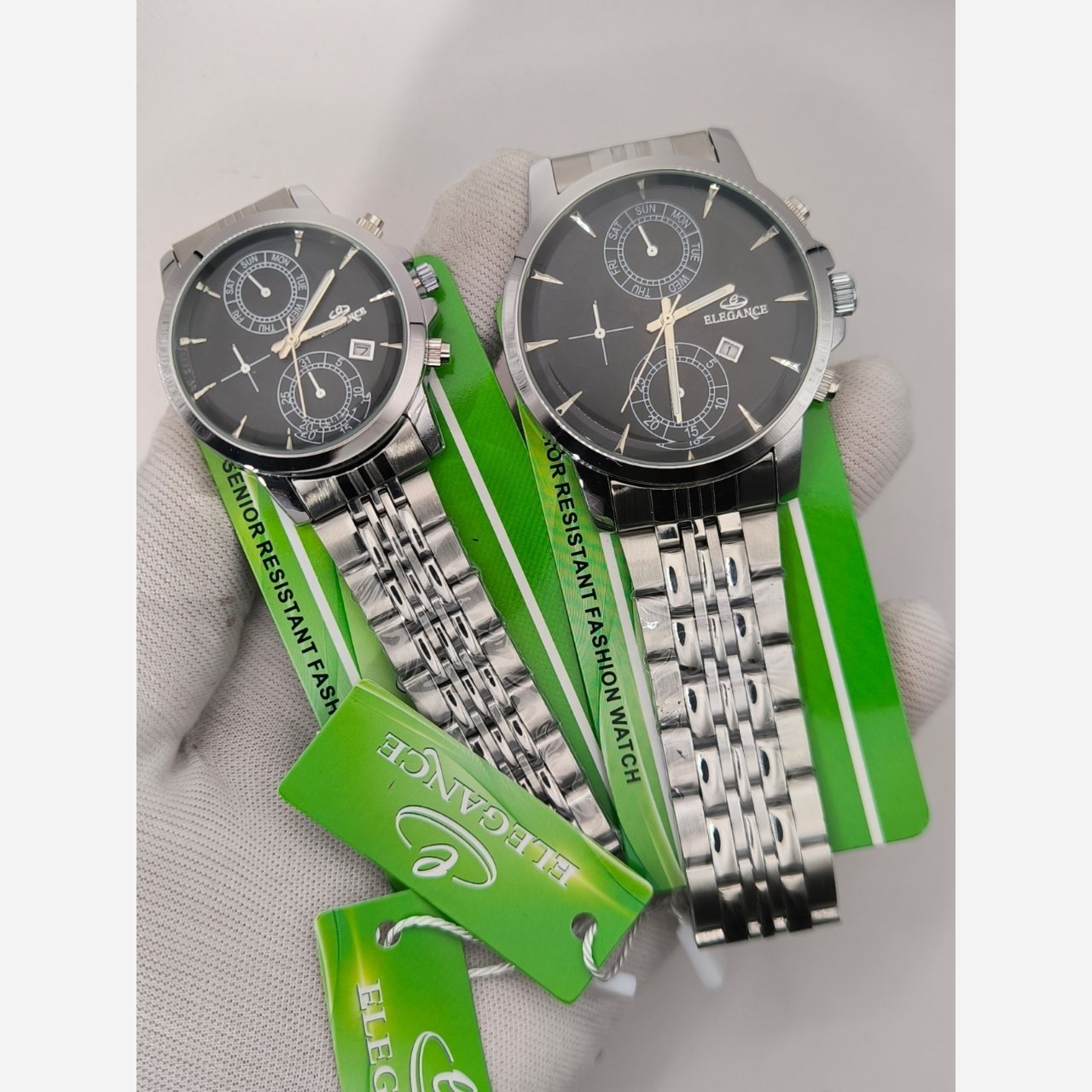 ست ساعت مچی زنانه و مردانه الگانس ELEGANCE استیل