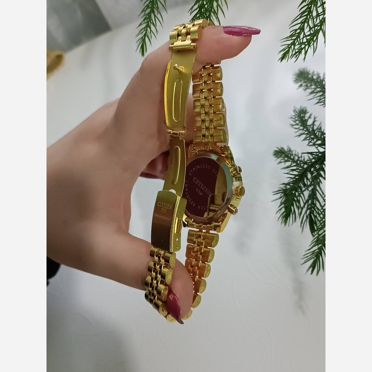 ساعت زنانه سیتیزن vip طرح سه موتوره