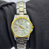 ساعت مچی زنانه کاسیو CASIO دو رنگ تقویم دار
