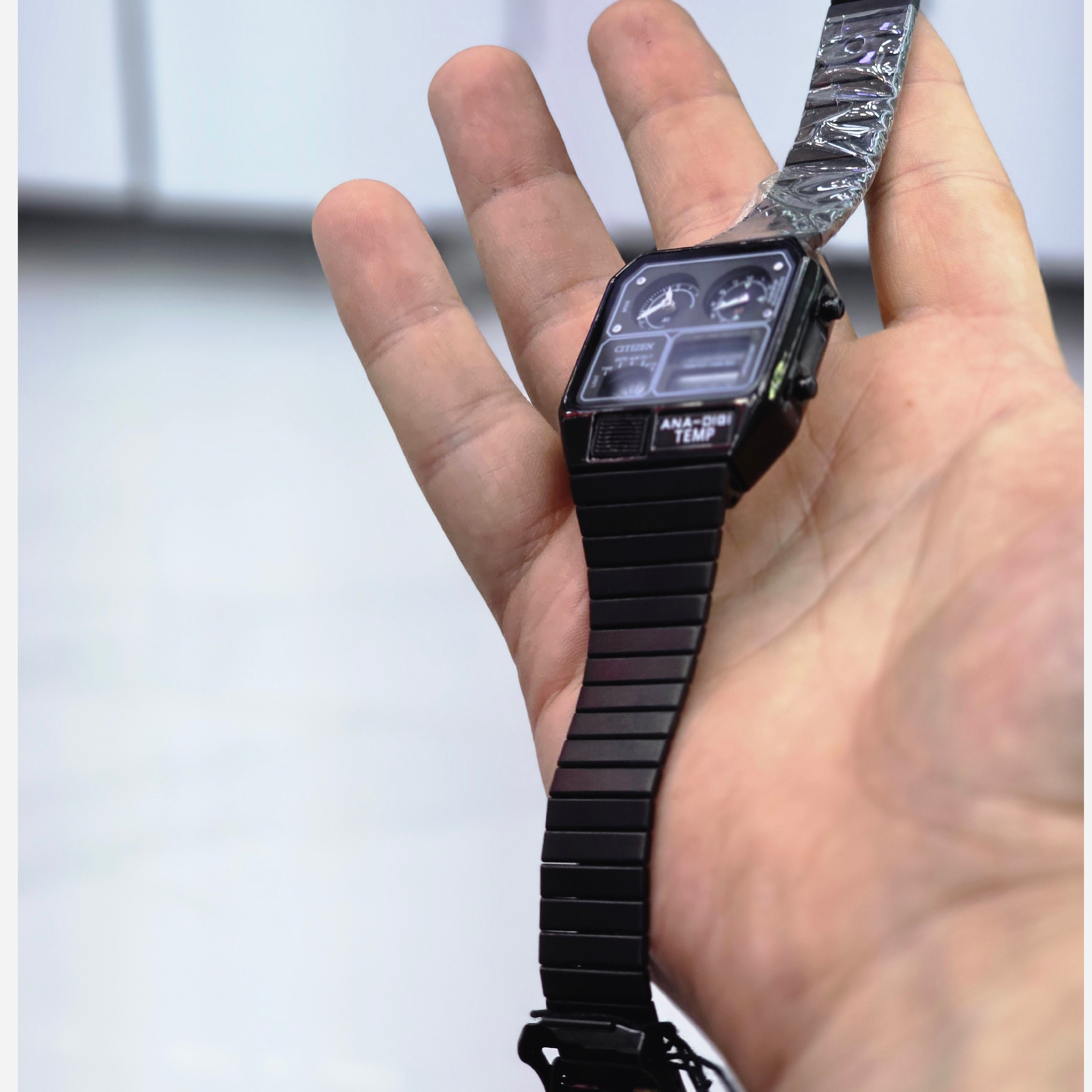 ساعت مچی سیتیزن ANA-DIGI TEMP دماسنجدار حرارتی مشکی