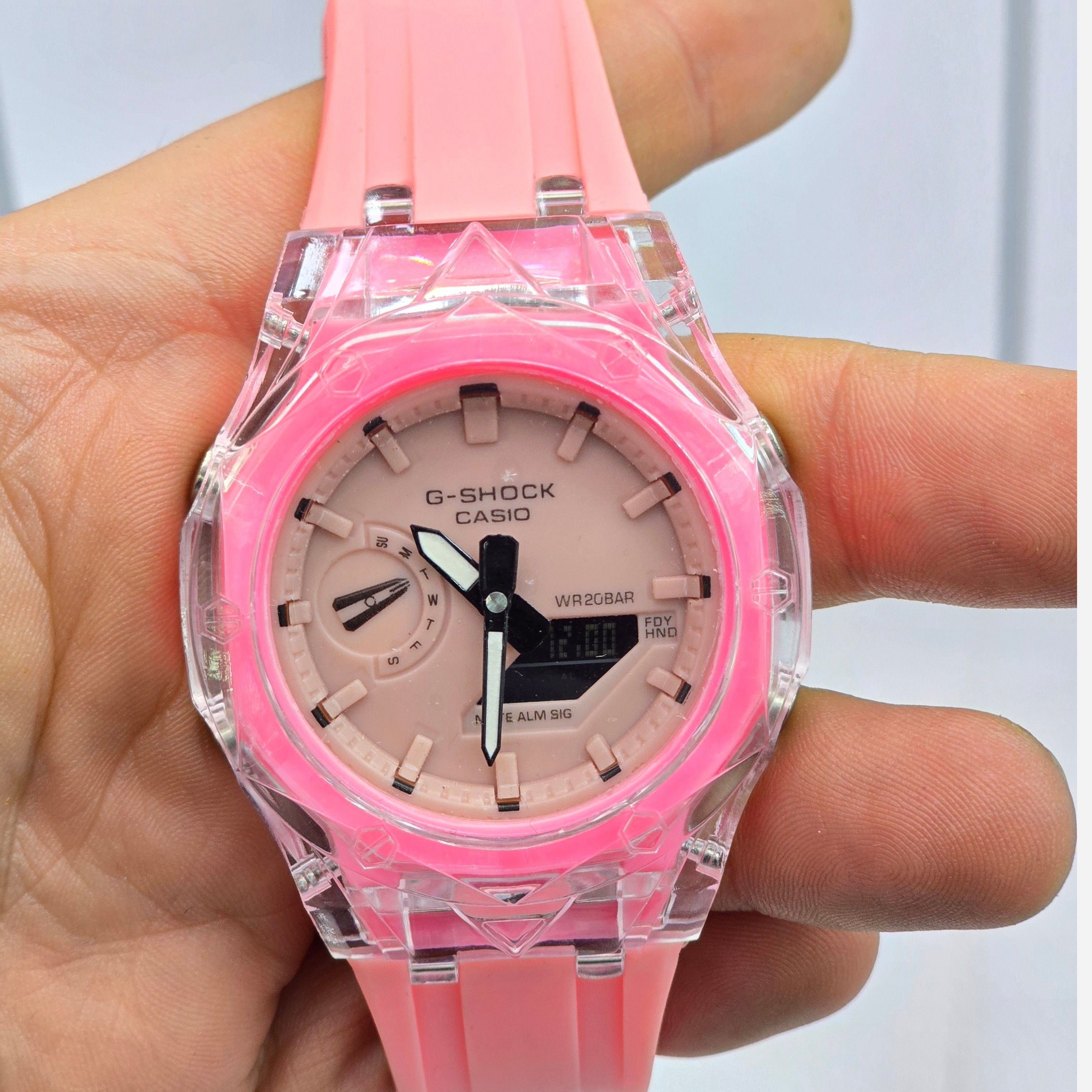 ساعت مچی دخترانه جیشاک G-SHOCK کاسیو عقربهای دیجیتال