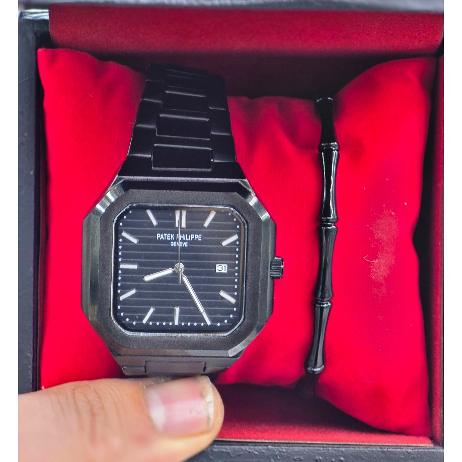 ساعت مچی مردانه پتک فیلیپ صفحه مشکی