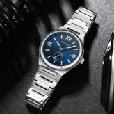 ساعت مچی عقربه ای کوارتز مردانه کورن مدل 8471-SI-blue-2