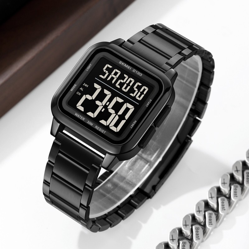 ساعت مچی دیجیتال مردانه اسکمی مدل 2133-black-1