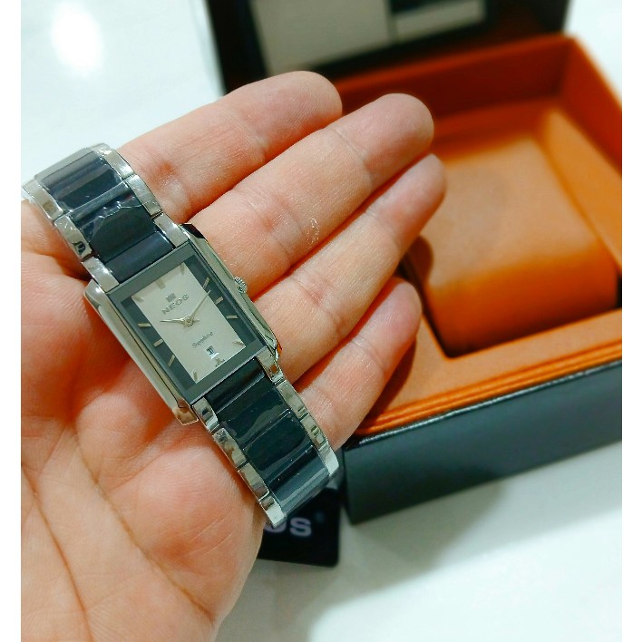 ساعت مچی نیوس NEOS SWISS Sapphire بند و بدنه تمام سرامیک سوئیس موتور روندا مدل NS-N20669L