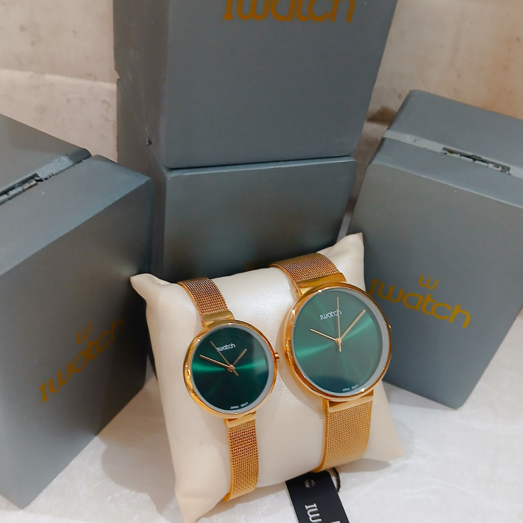 ساعت مچی اورجینال ست عقربه ای زنانه و مردانه Iwatch آی واچ مدل 190090