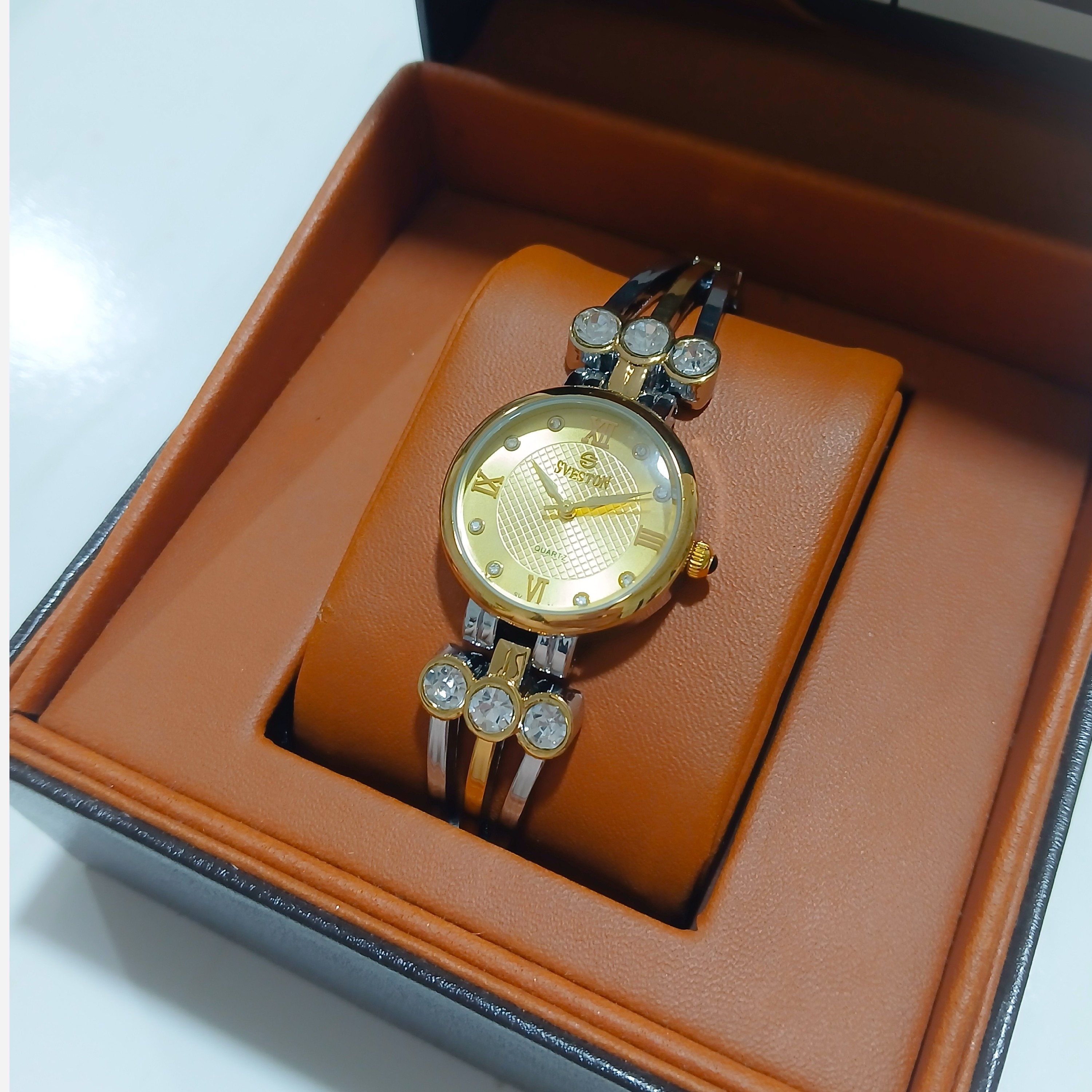 ساعت زنانه سویستون SVESTON دستبندی موتور میوتا ژاپن مدل 6294 ژاپن درجه 1