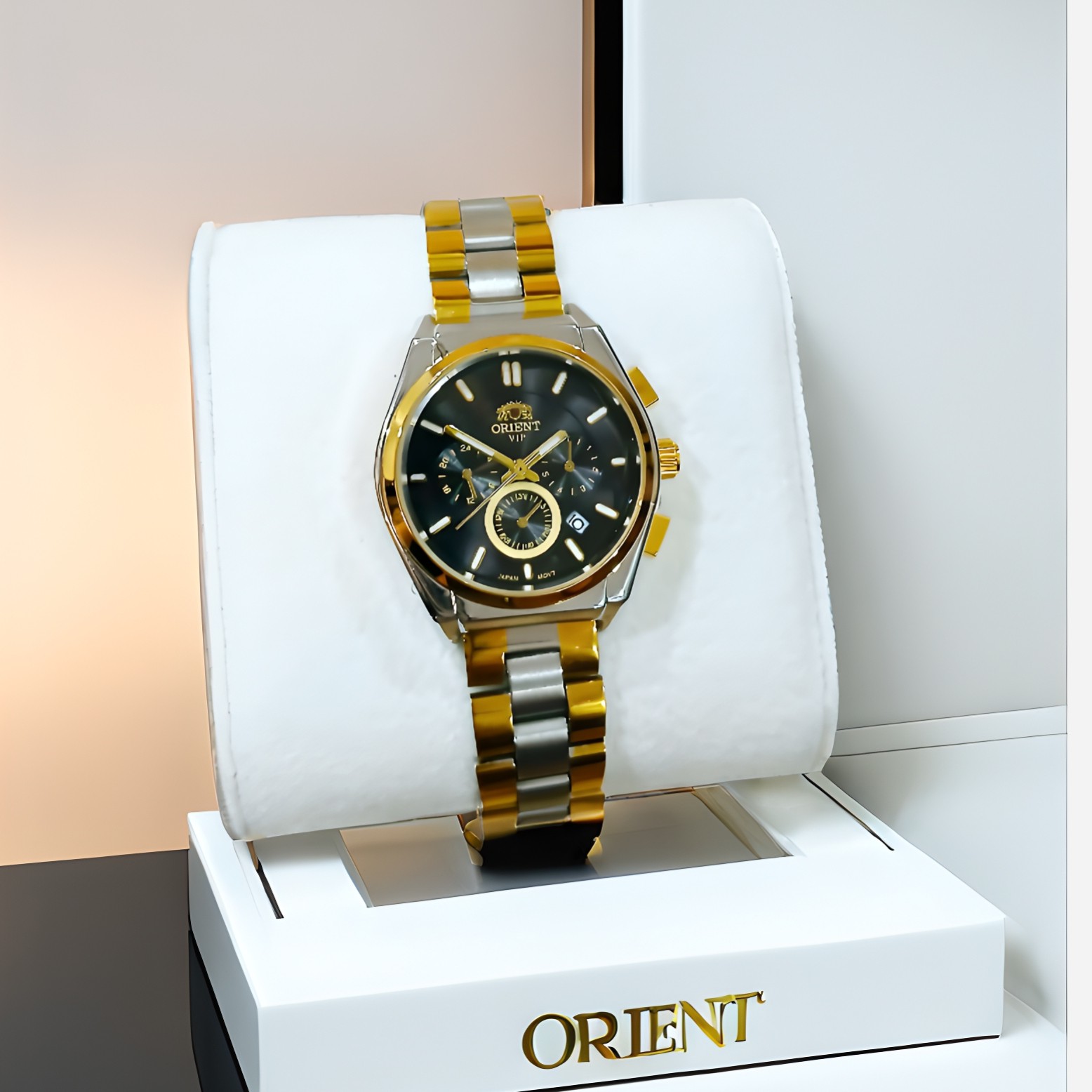 ساعت مچی زنانه اورینت ORIENT VIPطرح سه موتور ژاپن