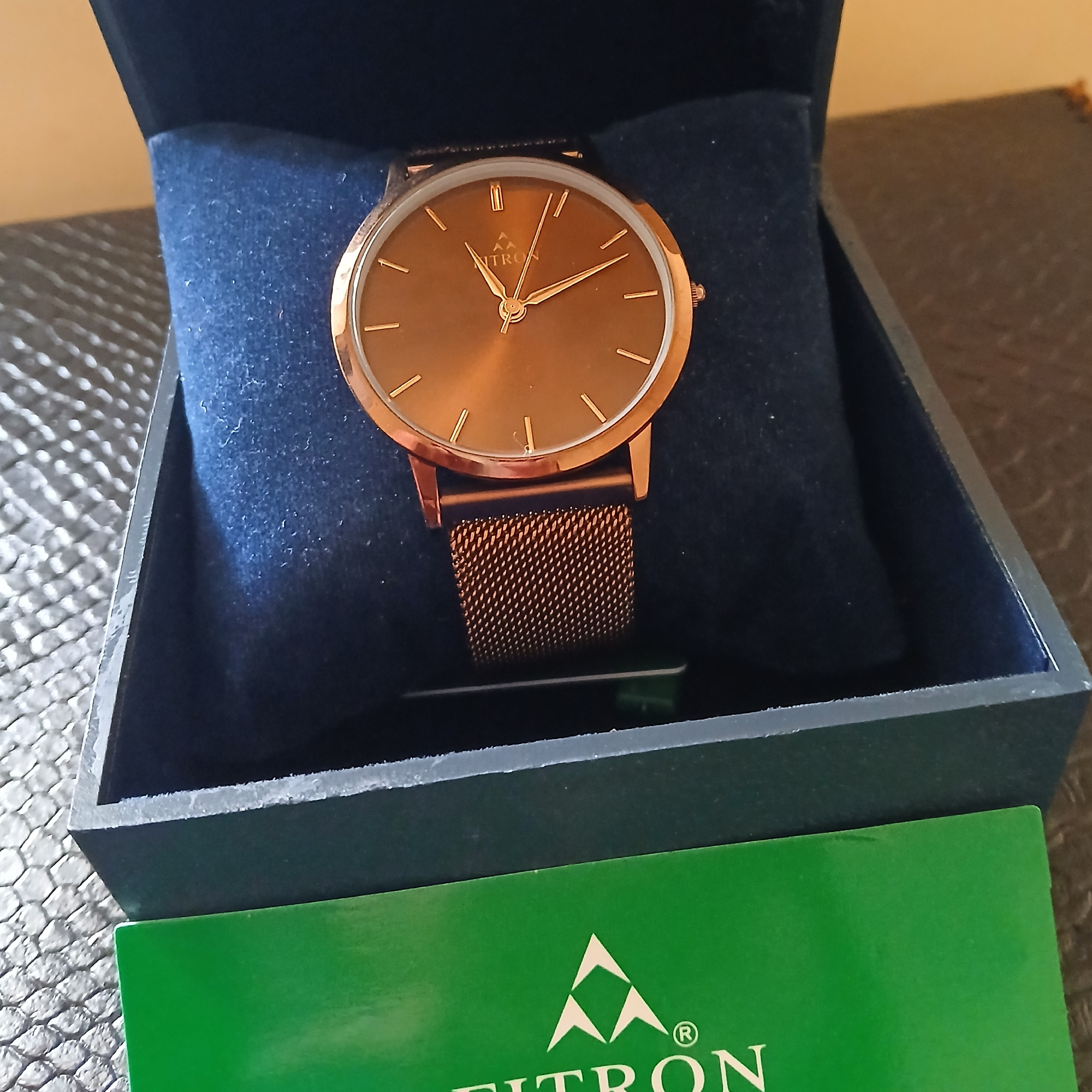 ساعت مردانه فیترون FITRON موتور میوتا ژاپن مدل 9278M بندمگنتی ژاپن درجه 1