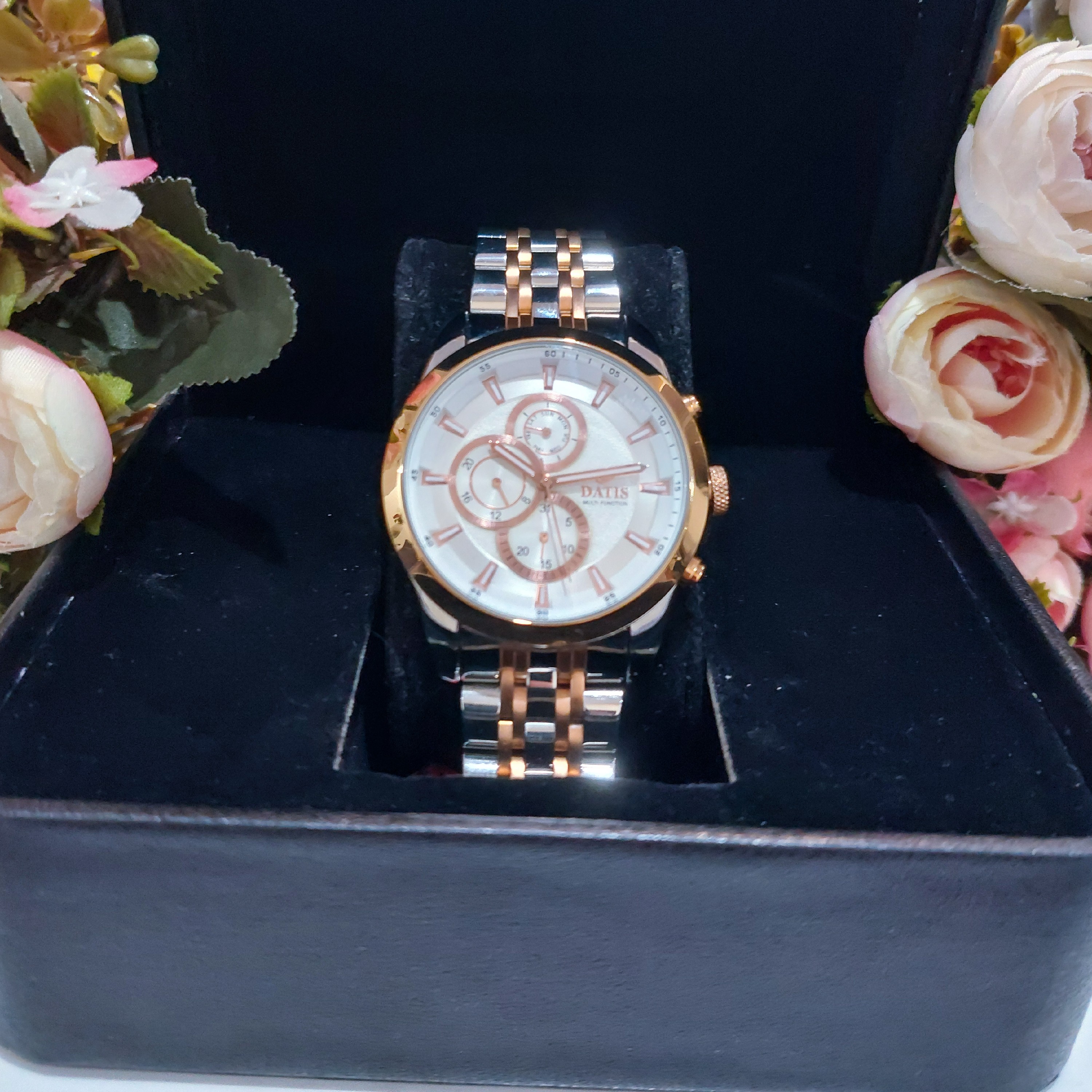 ساعت مچی مردانه DATIS سه موتوره فعال فول تایم مدل D8480AFG ژاپن