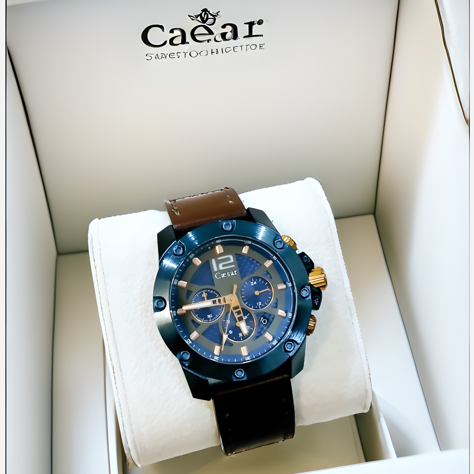 ساعت مچی مردانه  Ceasar  سه موتوره کرنو مدل CA-1005ژاپن