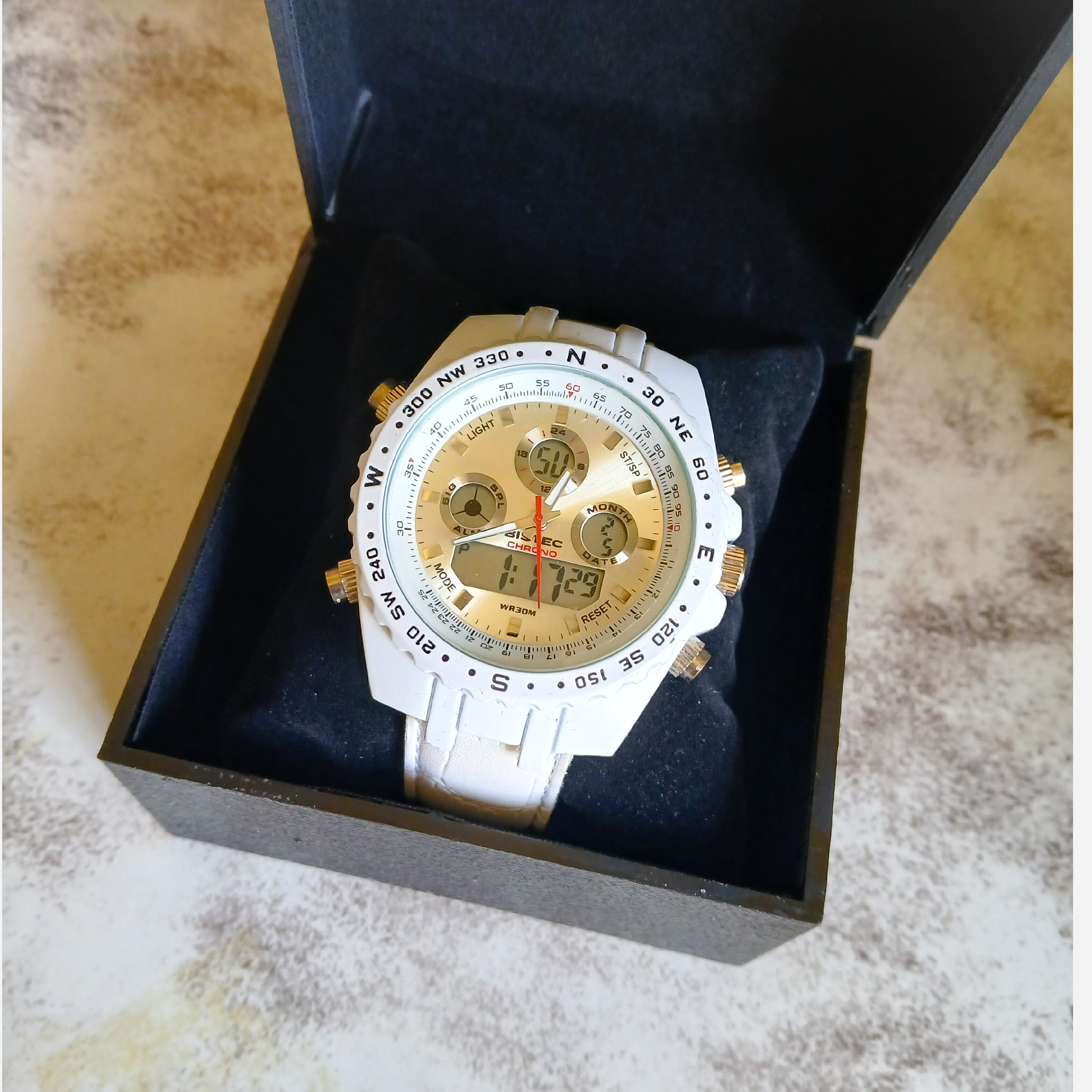 ساعت مچی مردانه بیستک دوزمانه فول BISTEC CHRONO مدل 11927