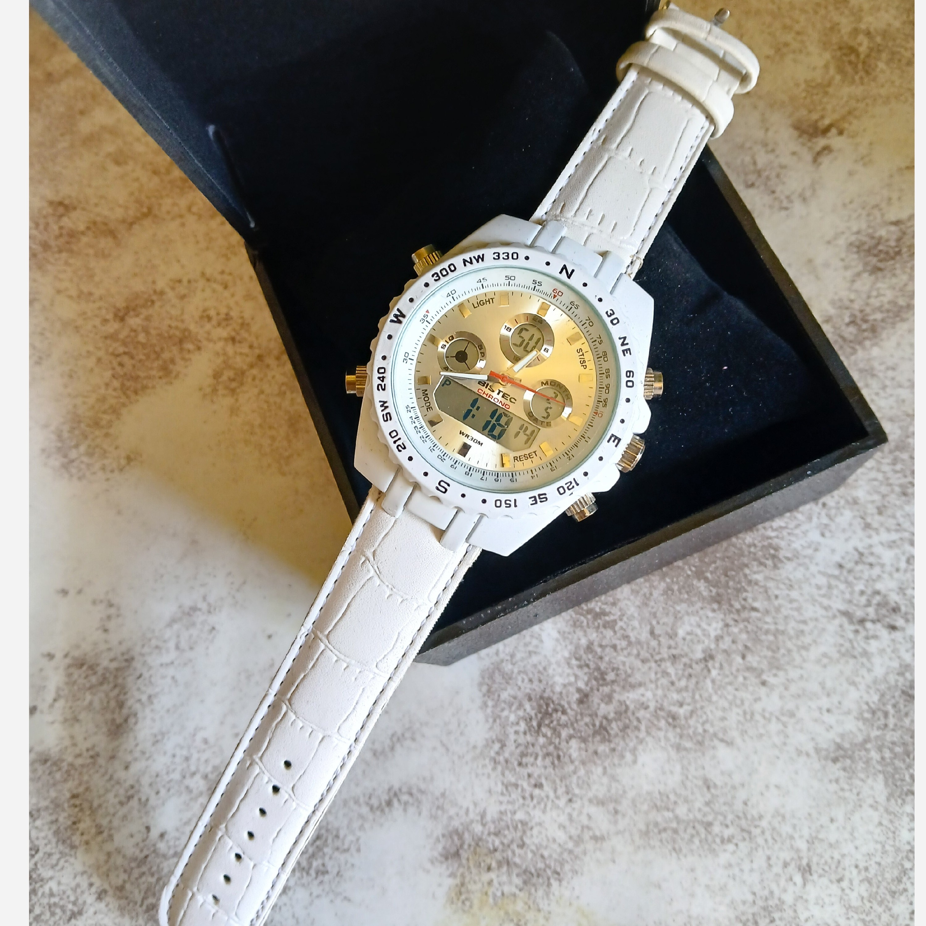 ساعت مچی مردانه بیستک دوزمانه فول BISTEC CHRONO مدل 11927