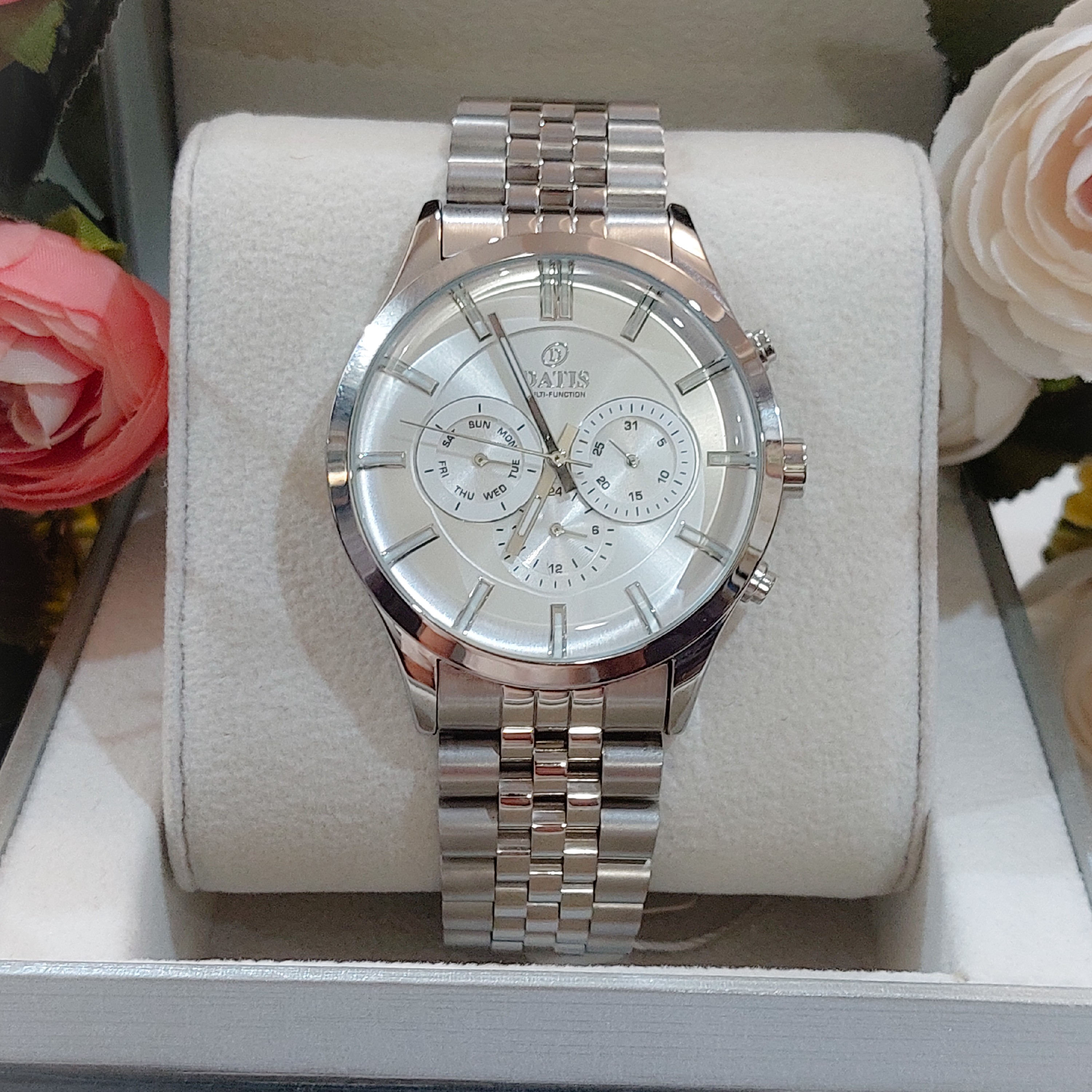 ساعت مچی مردانه DATIS سه موتوره فعال فول تایم مدل D8568AWGژاپن