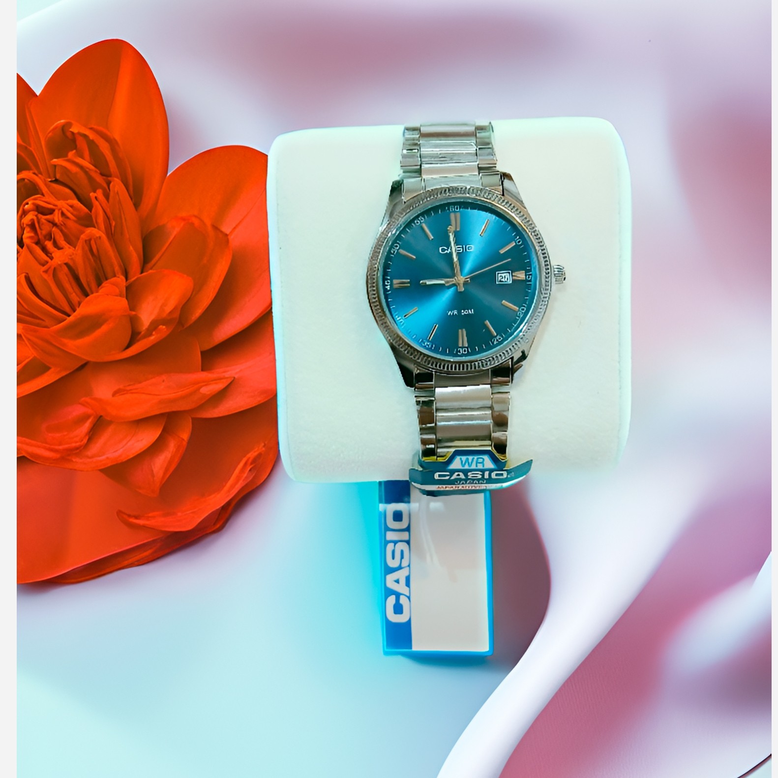 ساعت مردانه کاسیو CASIO موتور با کیفیت مدل MTP-T2146G