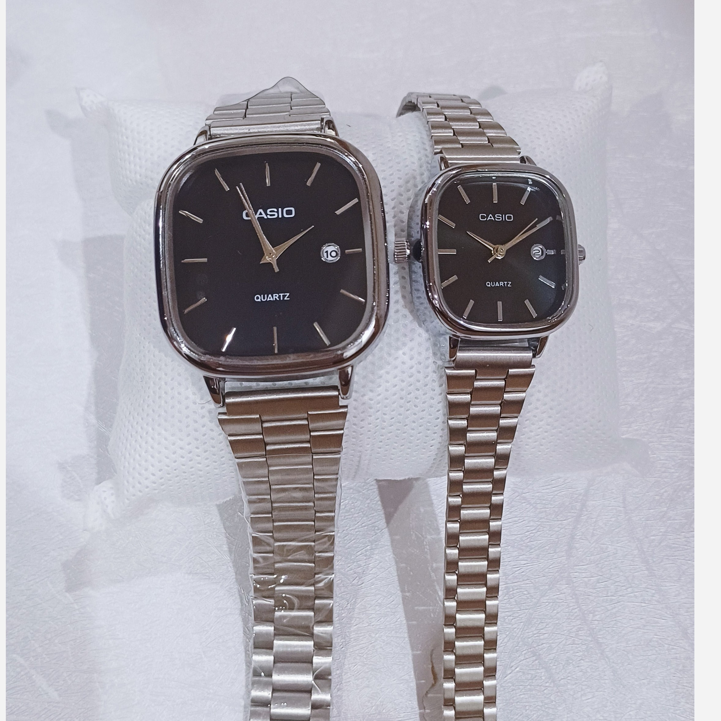 ساعت مچی ست زنانه و مردانه کاسیو CASIO موتور با کیفیت مدل MTP-1072