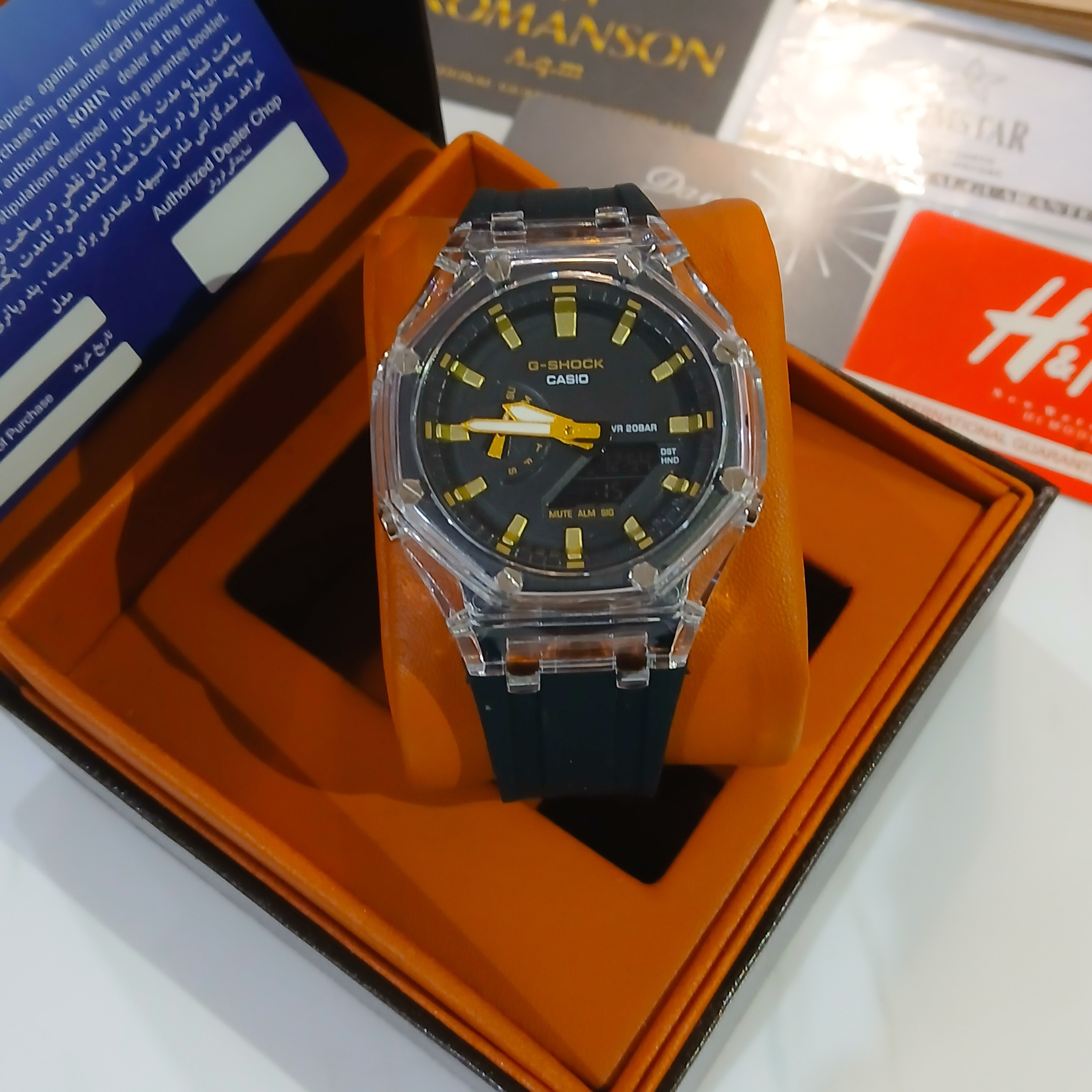 ساعت مچی مردانه کاسیو G-SHOCK مدل HSD-008 دوزمانه