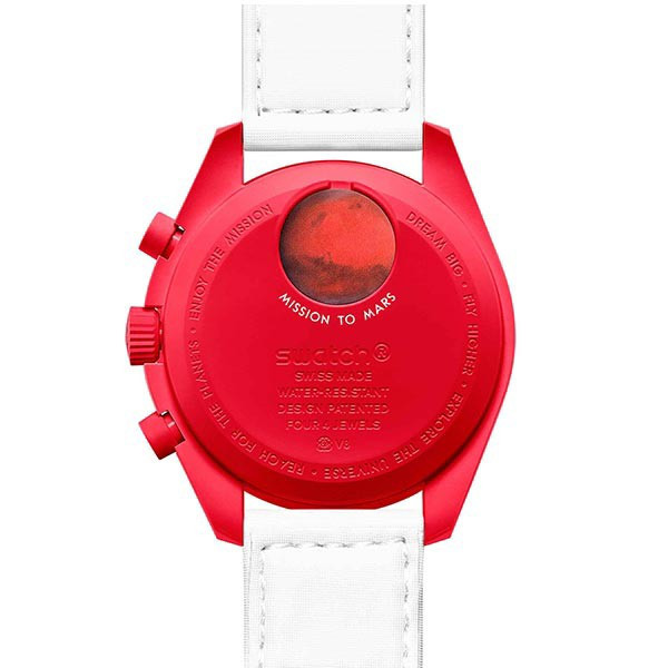 ساعت سواچ سه موتوره کرنو فعال مدل MISSION TO MARS SO33R100