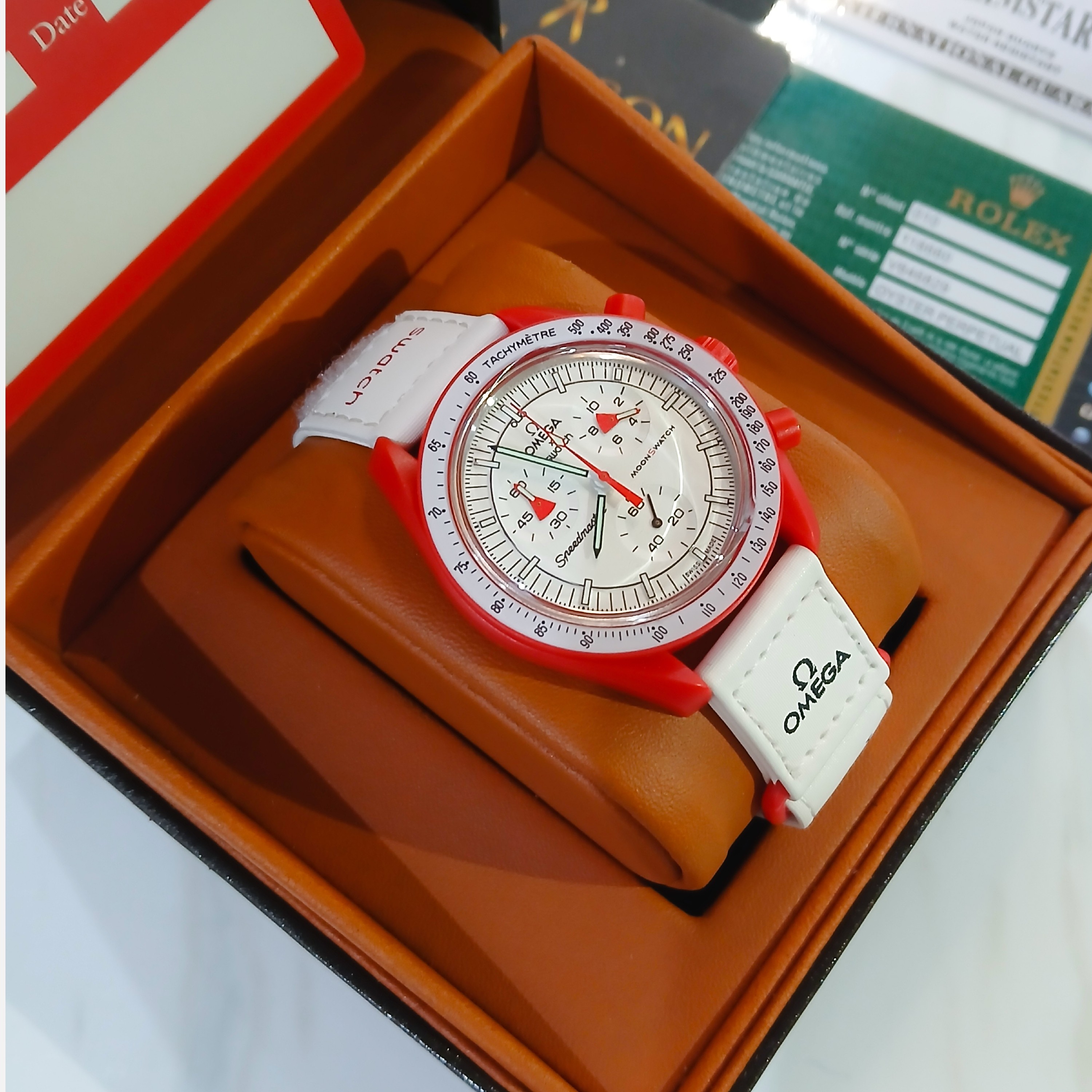 ساعت سواچ سه موتوره کرنو فعال مدل MISSION TO MARS SO33R100