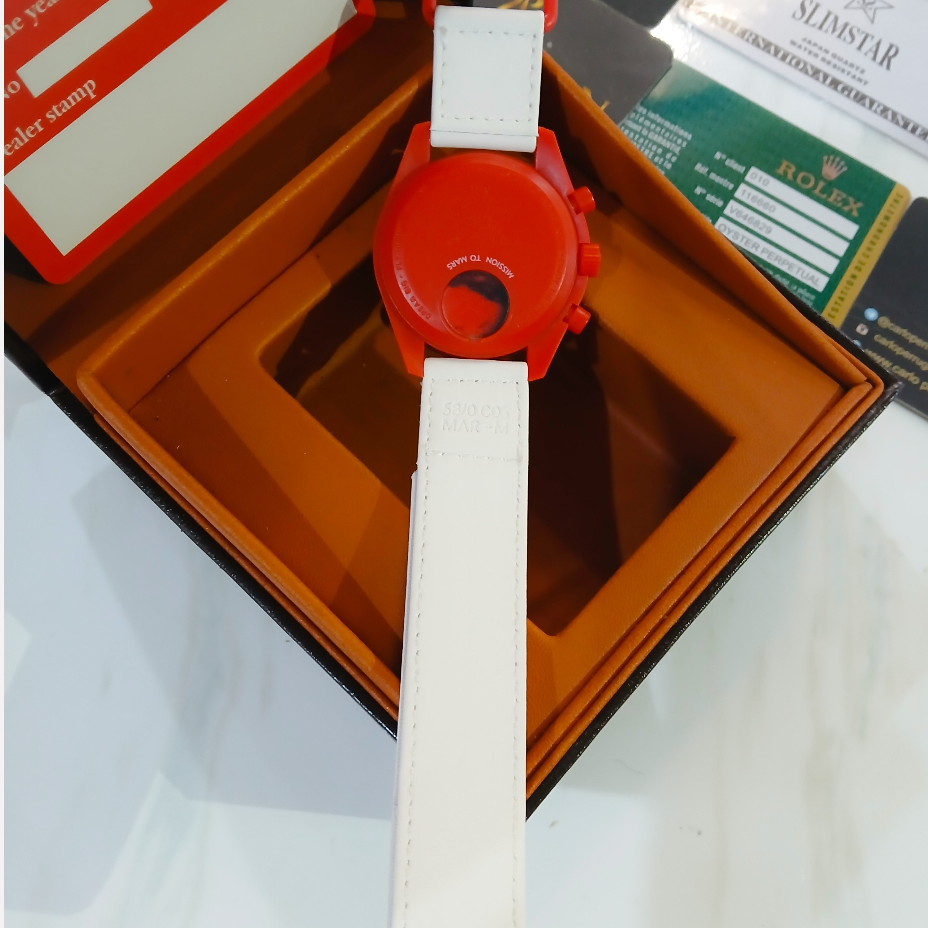 ساعت سواچ سه موتوره کرنو فعال مدل MISSION TO MARS SO33R100