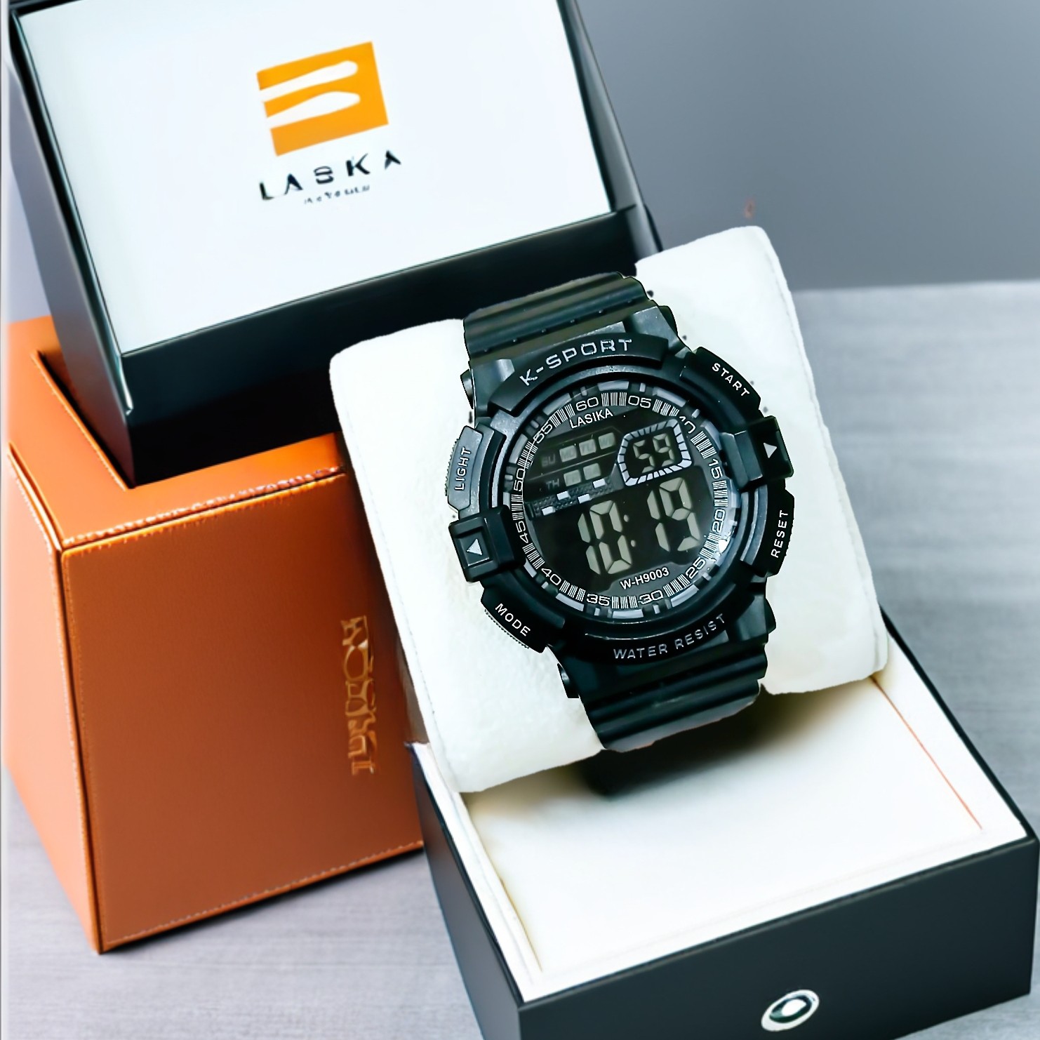 ساعت مچی دیجیتالی LASIKA مدل W-H9002 مشکی