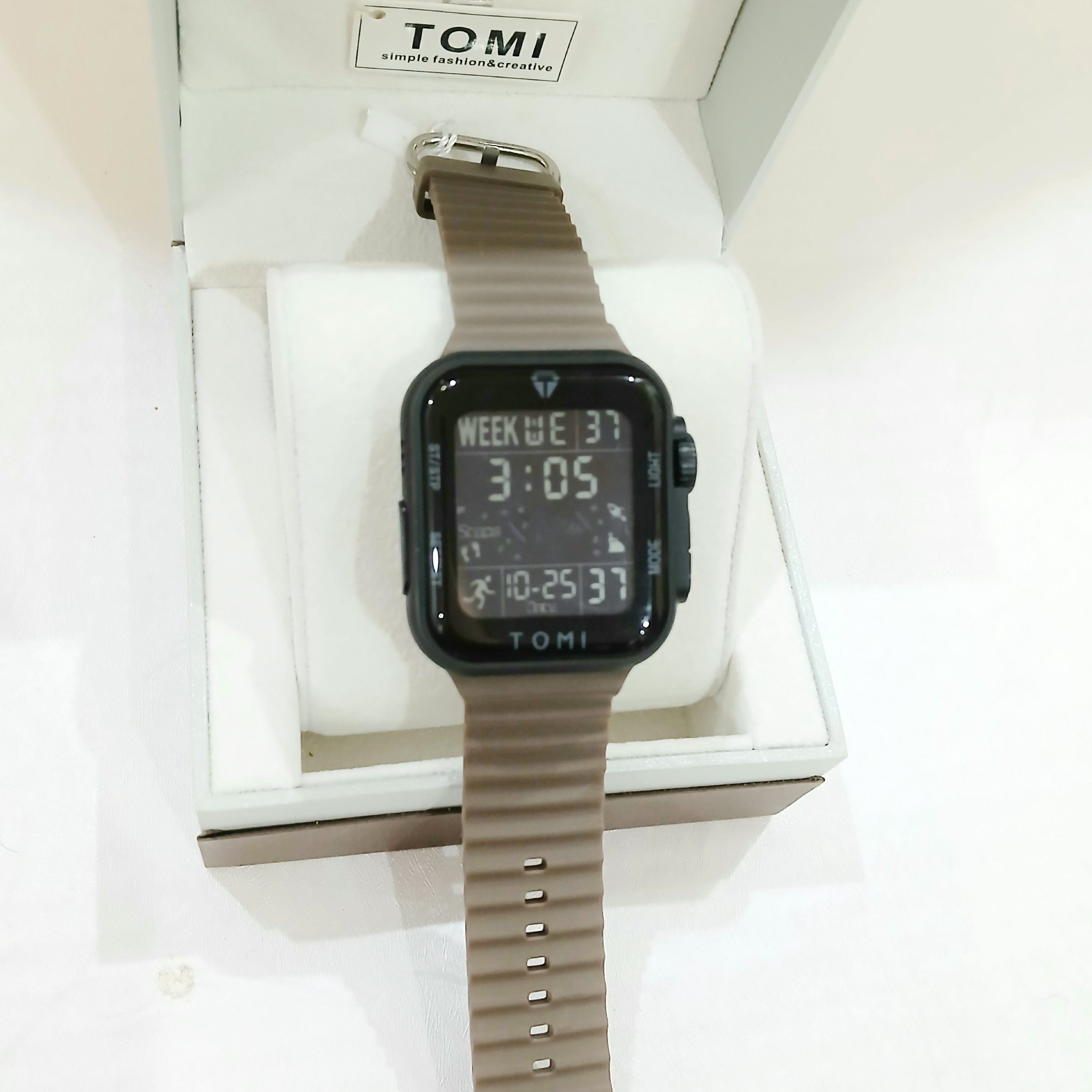 ساعت TOMI زنانه و مردانه ضدآب اسپورت اورجینال مدل TM-2301G