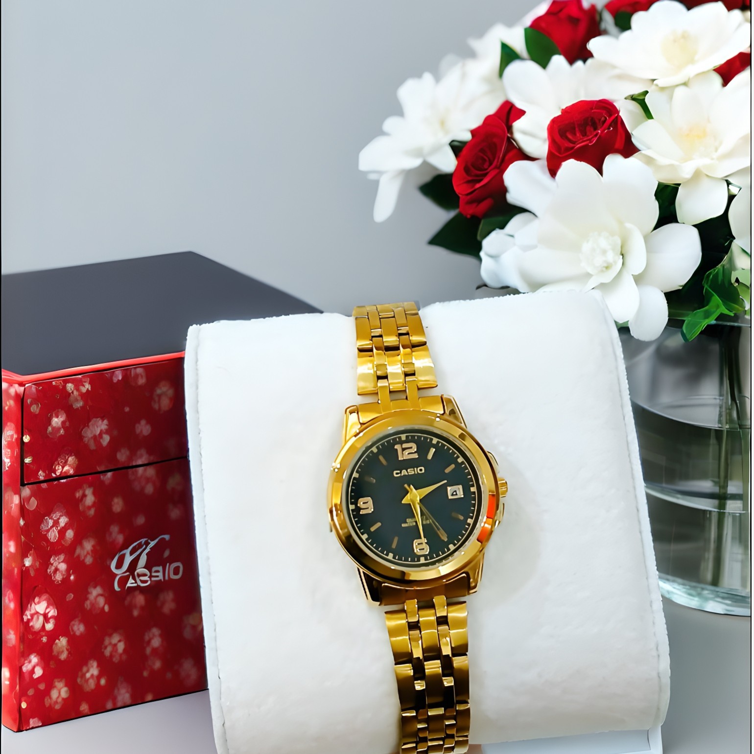 ساعت زنانه CASIO  کاسیو موتور  ژاپن مدل  MTP-8907G