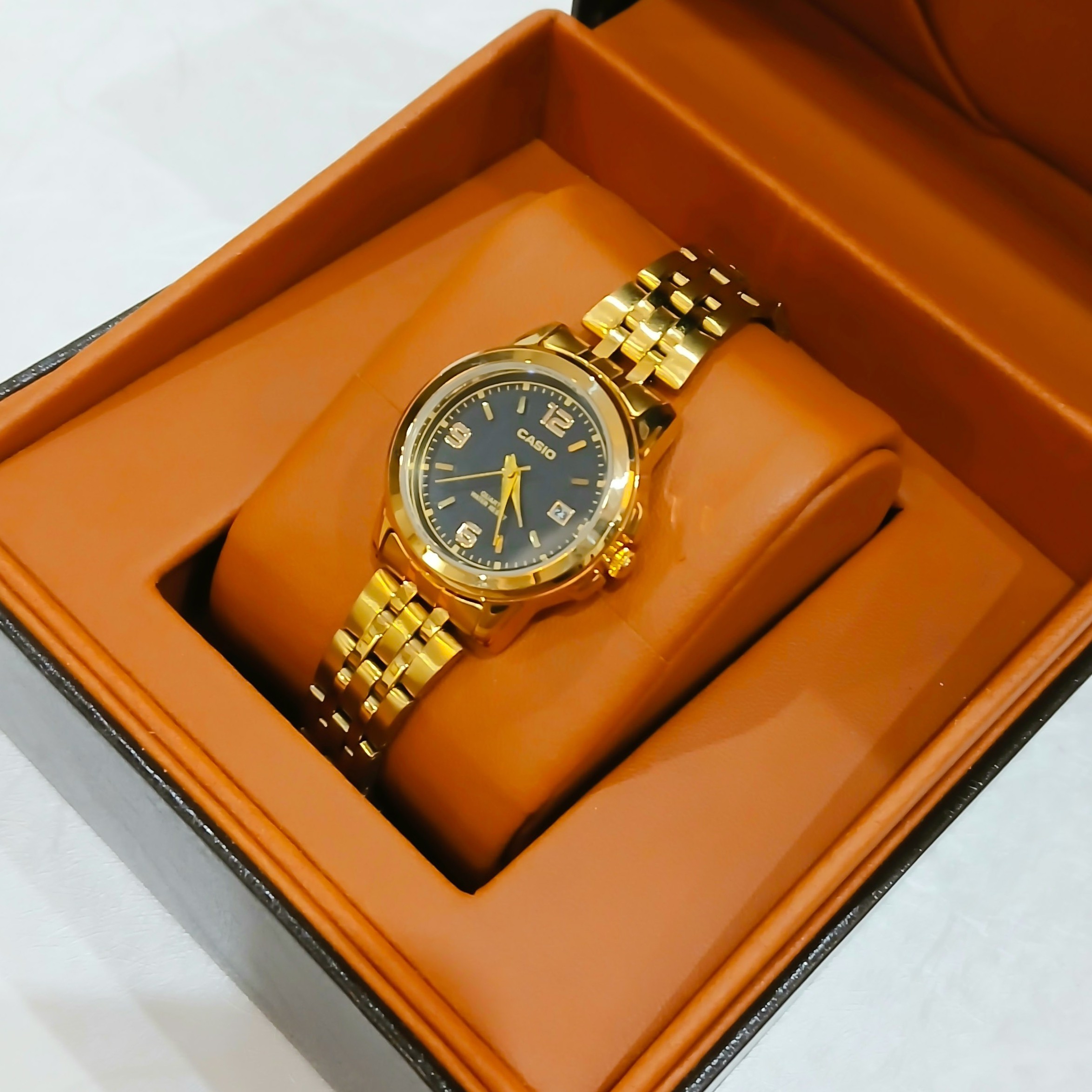 ساعت زنانه CASIO کاسیو موتور ژاپن مدل MTP-8907G