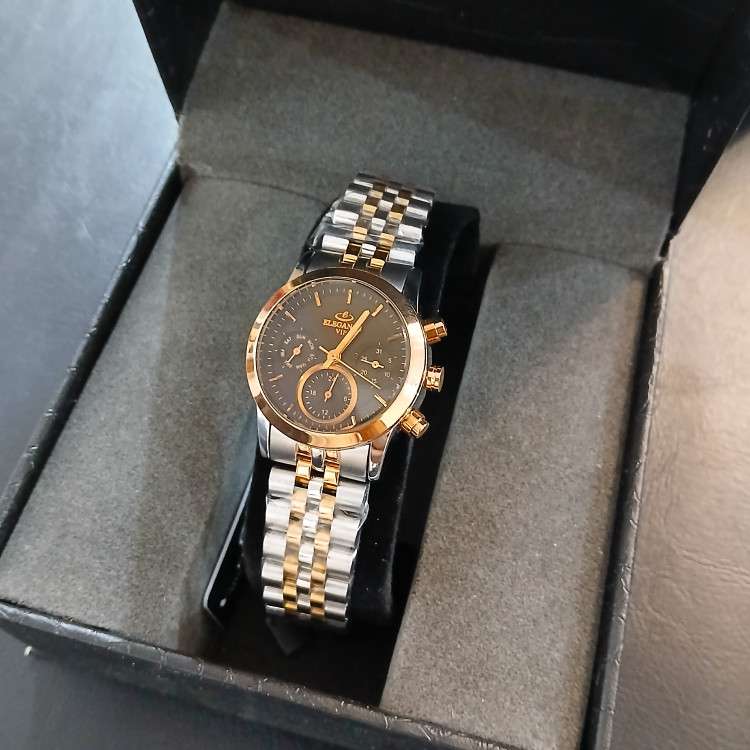ساعت مچی زنانه الگانس ELEGANCE سه موتور فعال فول تایم مدل MSL752 Gژاپن