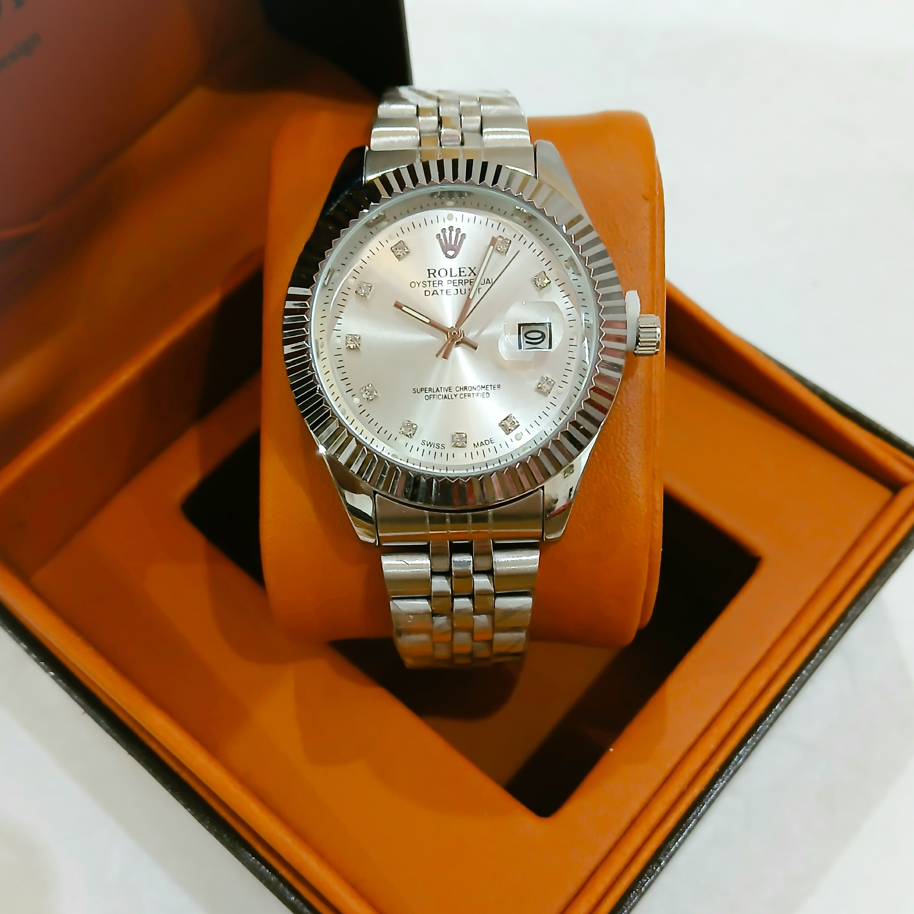 ساعت مردانه ROLEX رولکس موتور با کیفیت مدل DATEJUST