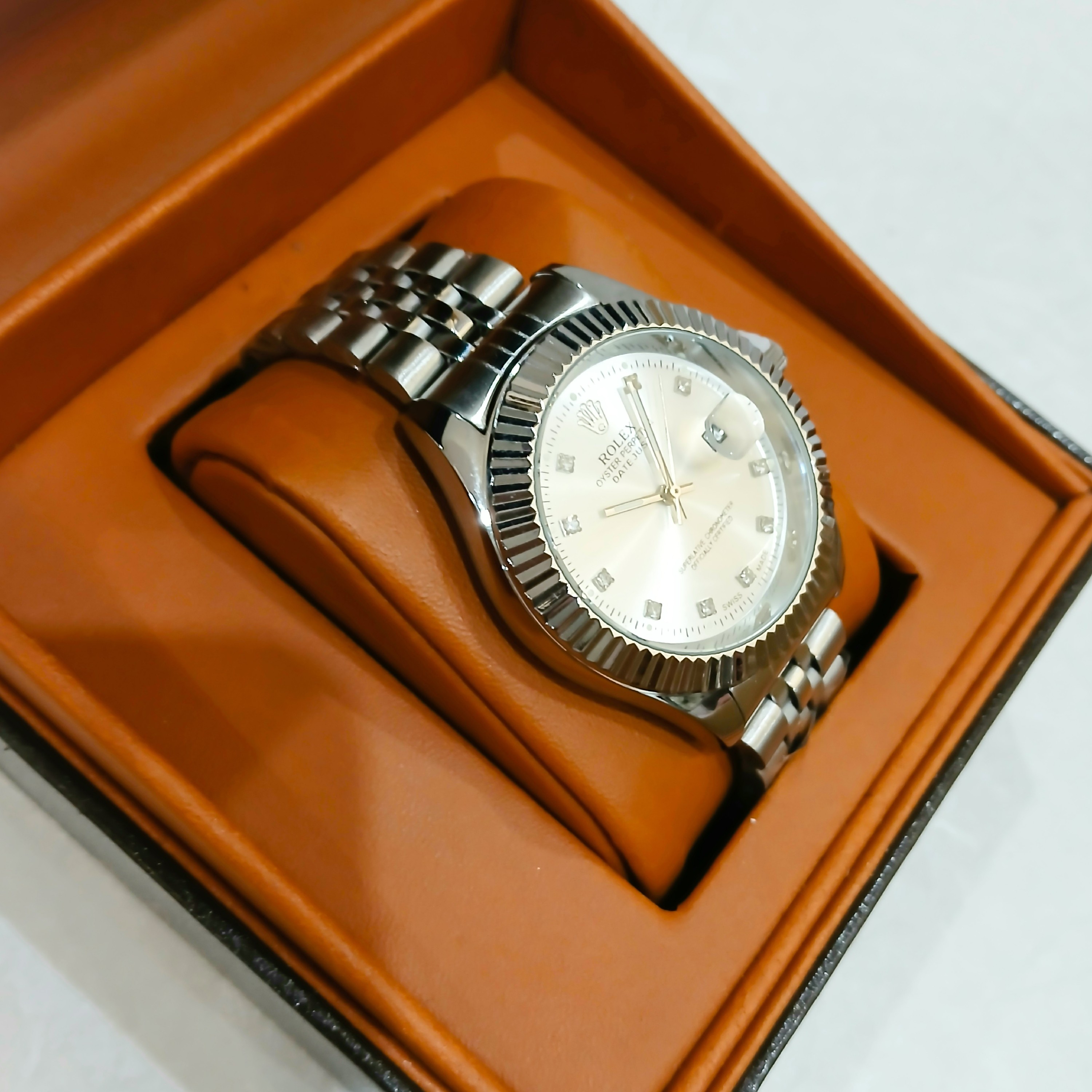 ساعت مردانه ROLEX رولکس موتور با کیفیت مدل DATEJUST